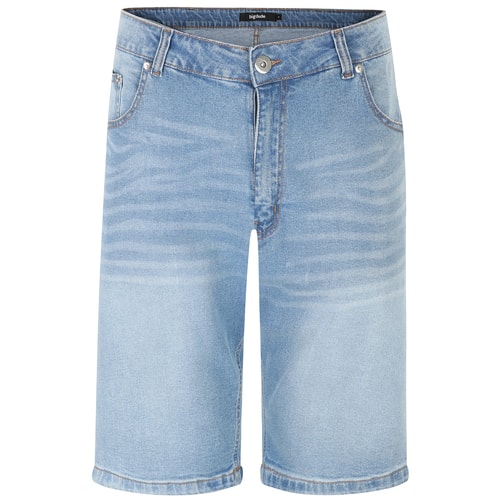 Bigdude Super Relaxed Fit Denim Shorts Light Wash